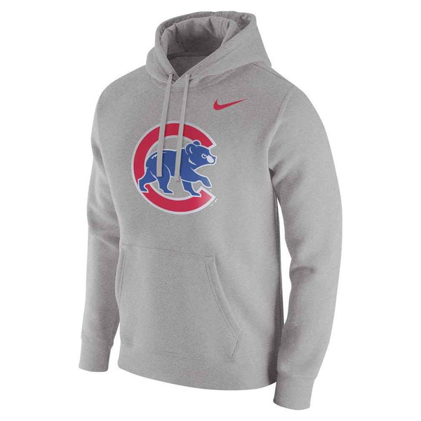 Chicago Cubs Heathered Gray Franchise Hoodie by Nike