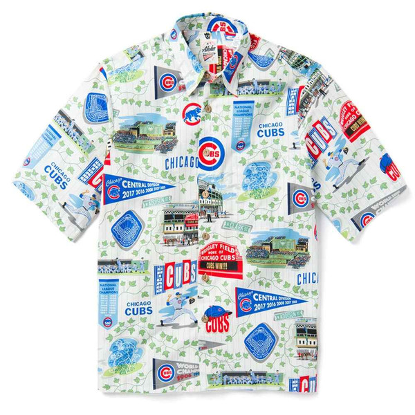 2022 Chicago Cubs – Hawaiian Shirt and Shorts - Skullridding