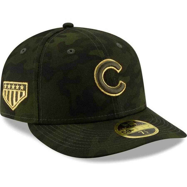 New Era Baltimore Orioles Camo 2021 Armed Forces Day On-Field Low Profile  59FIFTY Fitted Hat