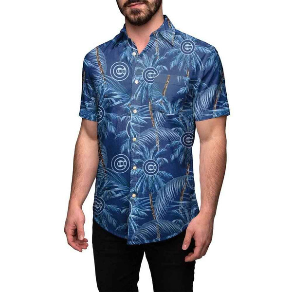 Chicago Cubs Harmonic Floral Button Up Shirt | Official MB