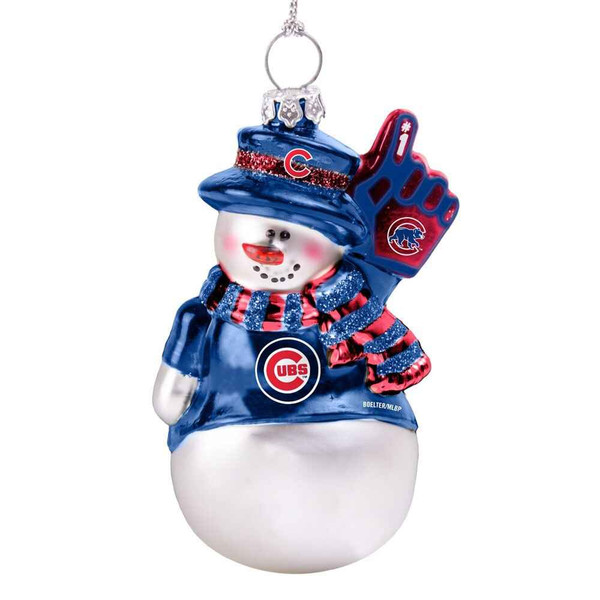 Chicago Cubs Bimm Ridder Toddler Snowman Long Sleeve Tee 2T