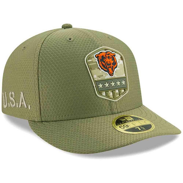 chicago bears salute to service cap