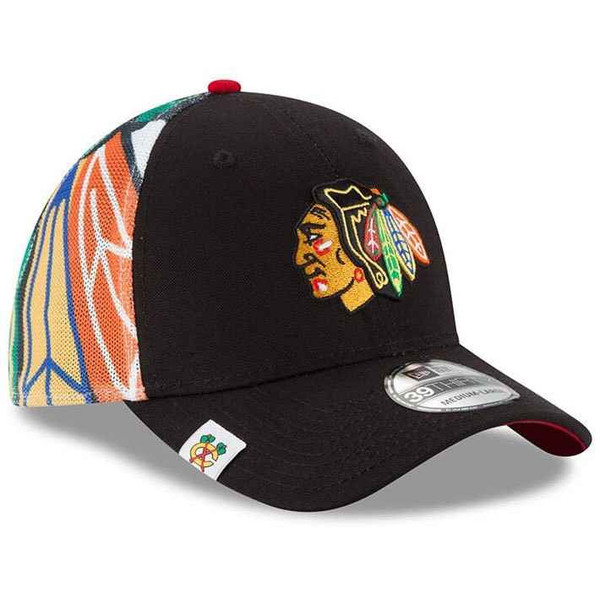 Chicago Blackhawks Logo Wrapped 39THIRTY Flex Hat by New Era®