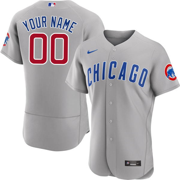 Chicago Cubs Authentic Custom Road Jersey by NIKE