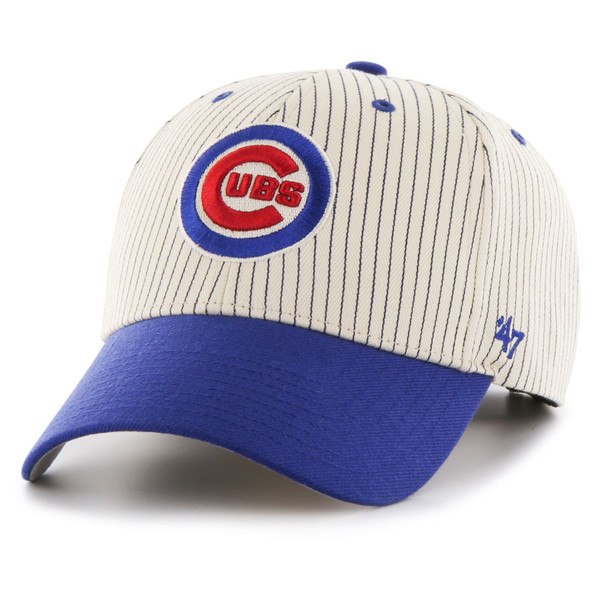 Chicago Cubs Kids Adjustable Pinstripe Logo Cap by '47