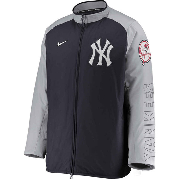 New York Yankees 2020 Authentic Collection Road Dugout Full-Zip Jacket ...
