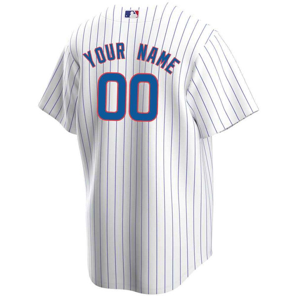 Chicago Cubs Personalized Youth Home Jersey by NIKE