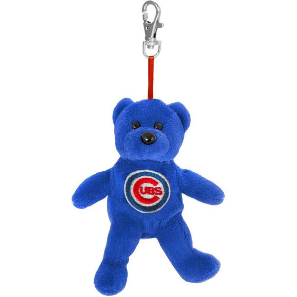Download Chicago Cubs 4 Blue Keychain Bear Official Mlb