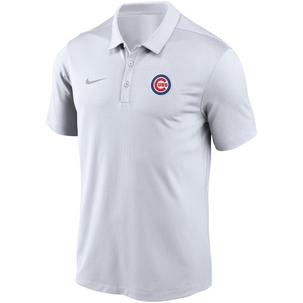 Nike Men's Chicago Cubs Logo Franchise Blue Polo T-Shirt