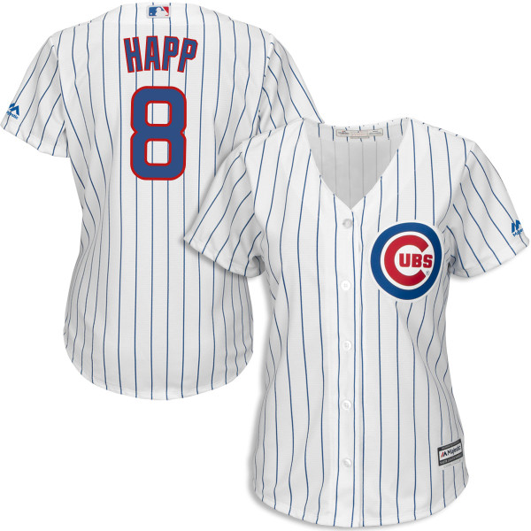 Ian Happ Chicago Cubs Women's Home Jersey by Majestic