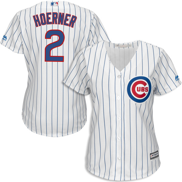 Nico Hoerner Chicago Cubs Kids Home Jersey by Majestic