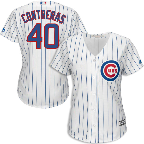 Willson Contreras Signed Cubs Majestic Jersey (Beckett) Chicago All St –