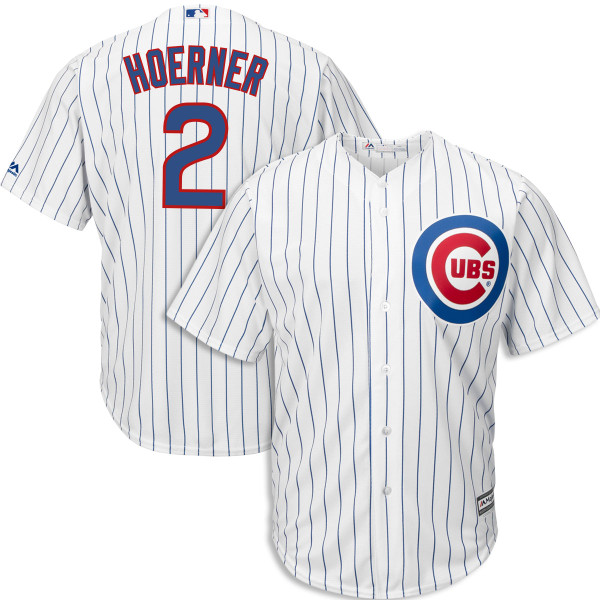 Nico Hoerner Chicago Cubs Kids Home Jersey by Majestic
