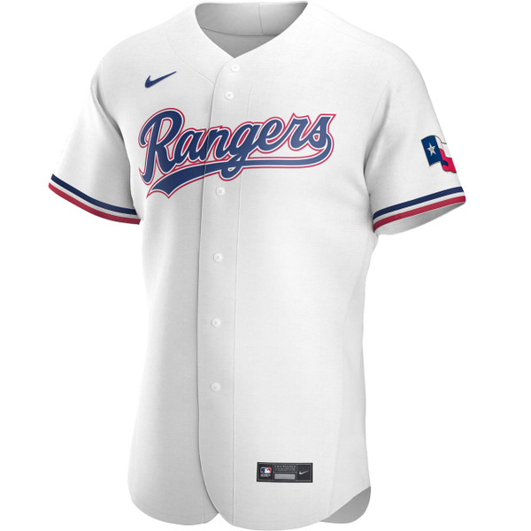 Texas Rangers White Home Authentic Jersey by Nike