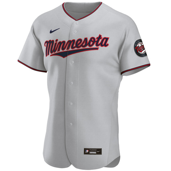 Minnesota Twins Gray Road Authentic Jersey by Nike
