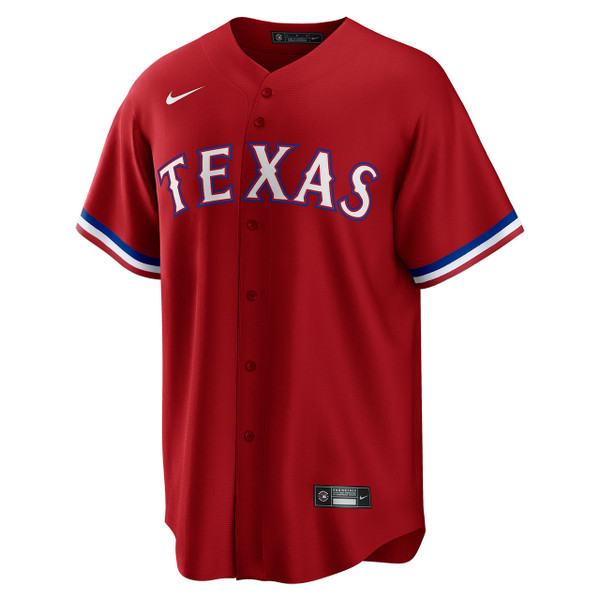Texas Rangers Red Alternate Jersey by NIKE