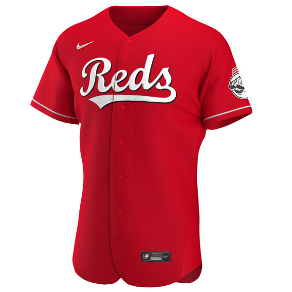 Cincinnati Reds Nike Scarlet Alternate Custom MLB Authentic Jersey