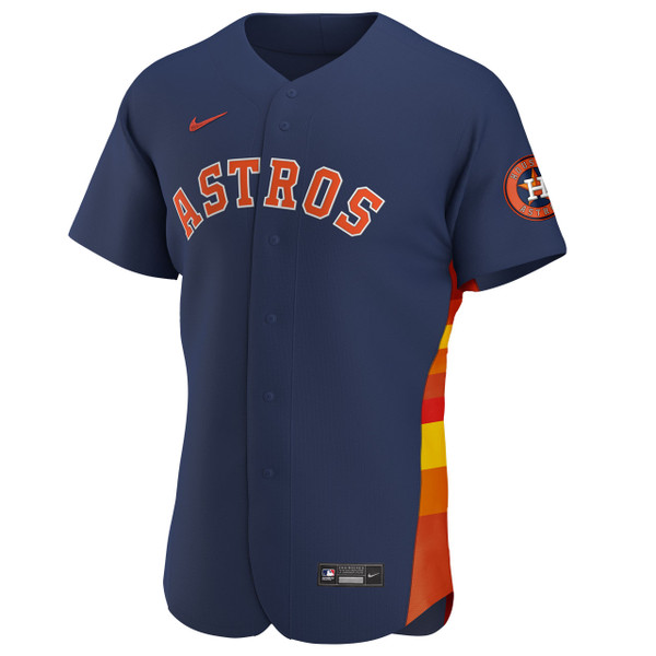 Men's Houston Astros Nike Gray Road Authentic Team Jersey