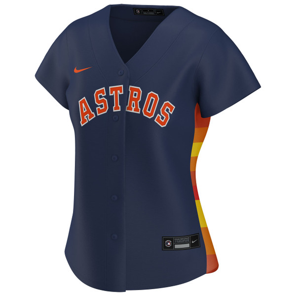 orange astros jersey women