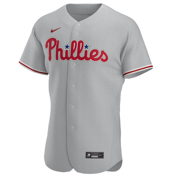 Philadelphia Phillies Gray Road Authentic Jersey by Nike