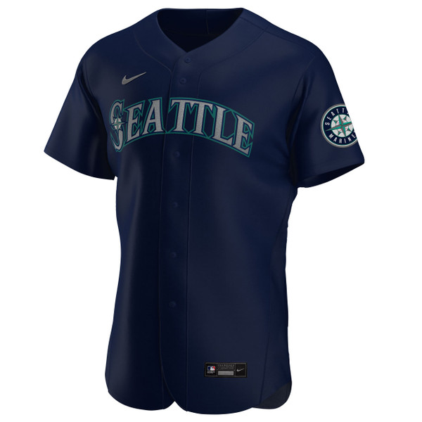 Men's MLB Seattle Mariners Nike Navy Alternate Replica Team Jersey