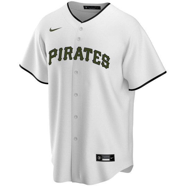 White Nike MLB Pittsburgh Pirates Home Jersey