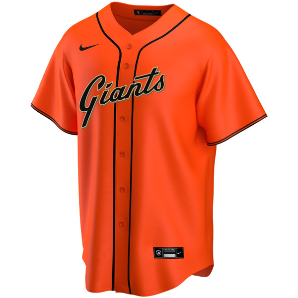 San Francisco Giants Orange Alternate Jersey by Nike
