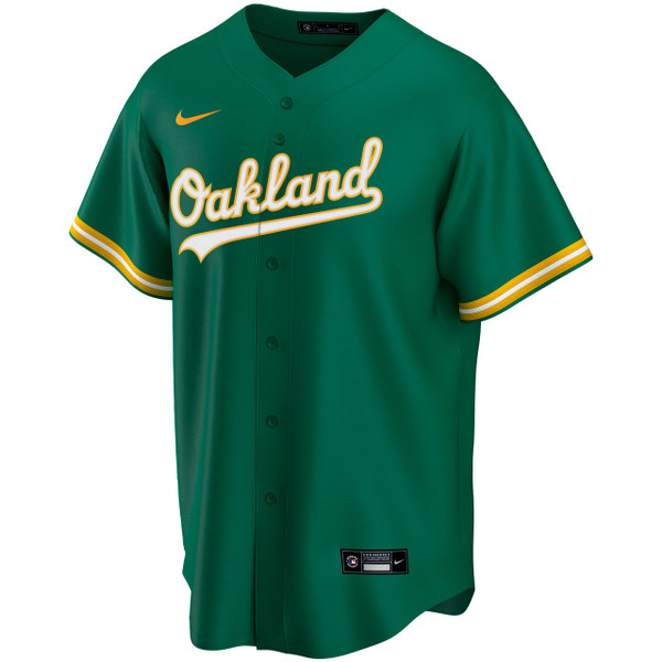 Youth Nike Khris Davis Green Oakland Athletics Alternate Replica Jersey Size: Small