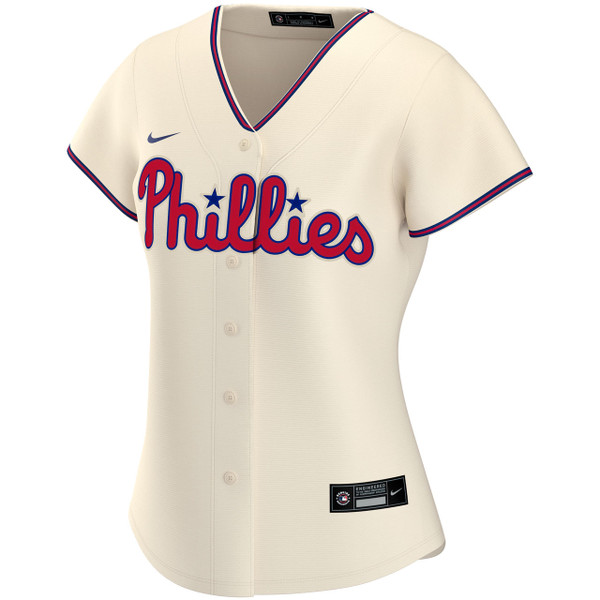 Philadelphia Phillies Cream Alternate Women's Jersey by Nike