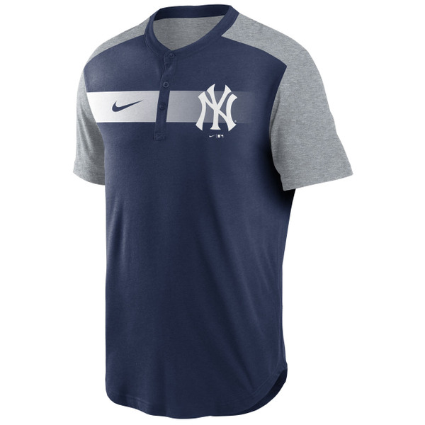 Men's New York Yankees Cooperstown Henley Nike Shirt