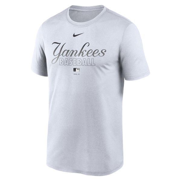 New York Yankees White Dri-Fit Baseball Legend T-Shirt by NIKE