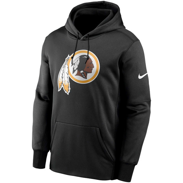 Washington Football Team Black Prime Logo Therma Pullover Hoodie by NIKE®