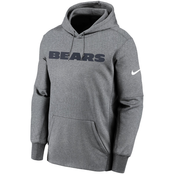 Nike Men's Dallas Cowboys Wordmark Therma-FIT Grey Pullover Hoodie