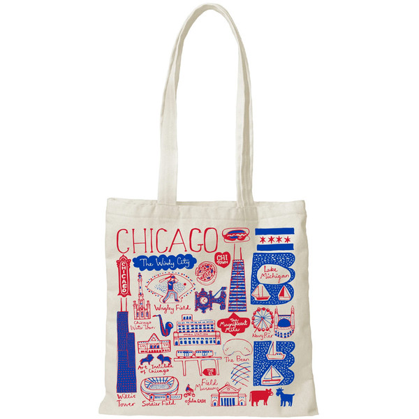 Chicago Cubs Wrigley Field Reusable Cloth Shopping Tote Bag 