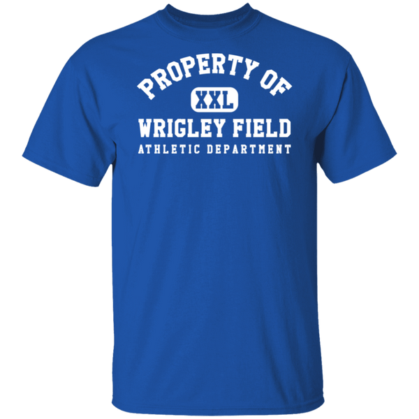 Property of Wrigley Field Athletic Dept T-Shirt | Wrigley Field Shirts