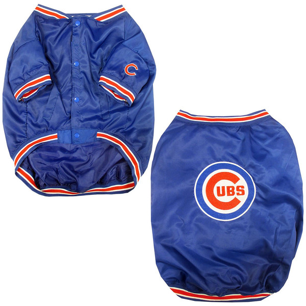 Chicago Cubs Dog Dugout Jacket - Royal Blue  Chicago cubs gear, Cubs gear, Chicago  cubs