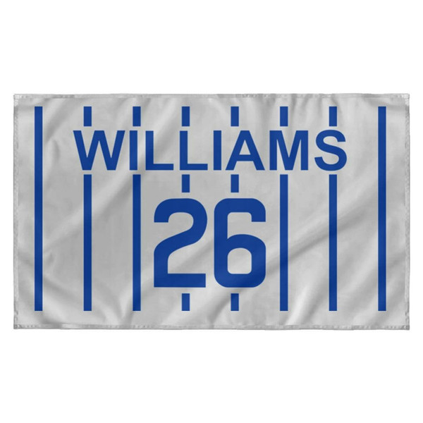 Wrigley Field Collection - Foul Pole Flag - Billy Williams Retired Number  Flag - 'Williams 26