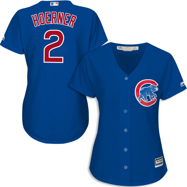 Nico Hoerner Chicago Cubs Road Jersey by Majestic