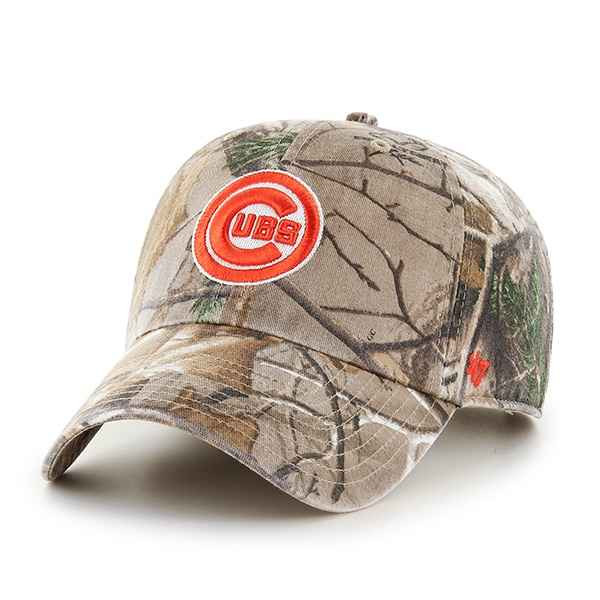 Chicago Cubs Realtree Camo Adjustable Hat by '47