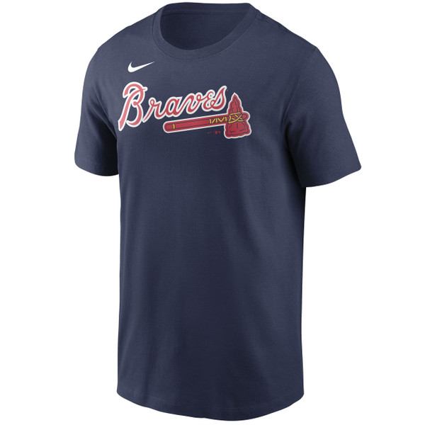 Atlanta Braves Nike Wordmark T-Shirt - Mens