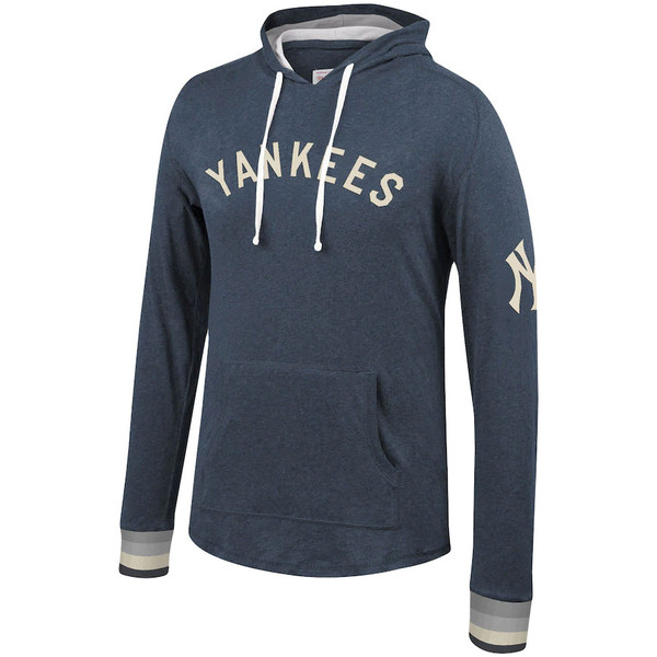 Stitches Men's Navy, Gray New York Yankees Team Pullover Hoodie