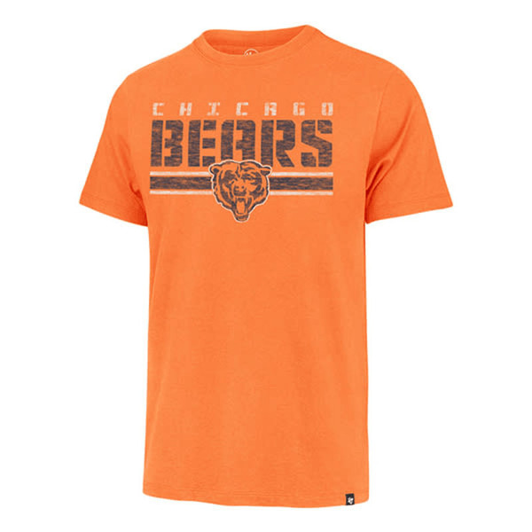 New Era Chicago Bears Ladies Biblend Striped T-Shirt Small