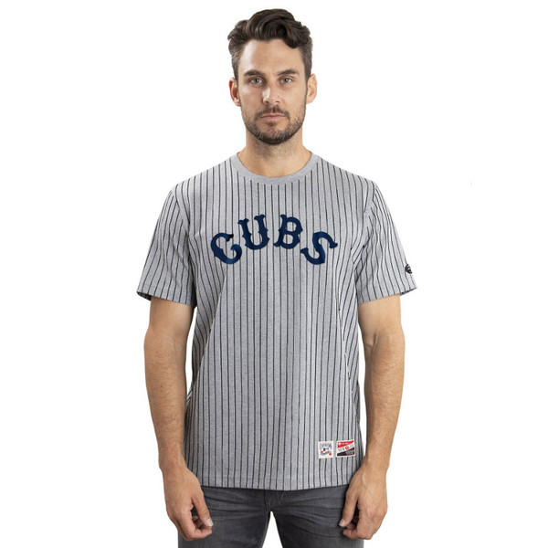 New Era Dodgers Throwback Pinstripe T-Shirt - Men's