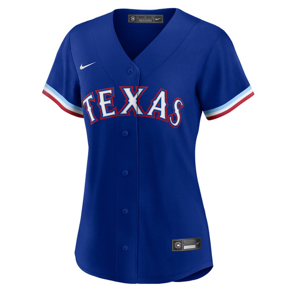 Texas Rangers Womens Alternate Replica Team Jersey - Light Blue Mlb -  Bluefink