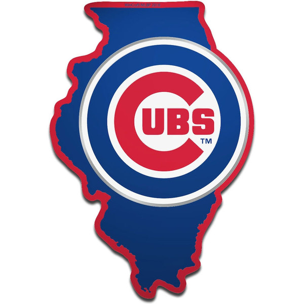 MLB Chicago Cubs Chrome Auto Emblem