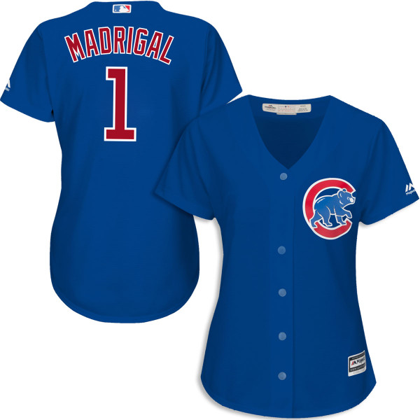 Nick Madrigal Chicago Cubs Women's Alternate Jersey by Majestic