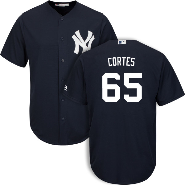 Nestor Cortes New York Yankees Navy Jersey by Majestic