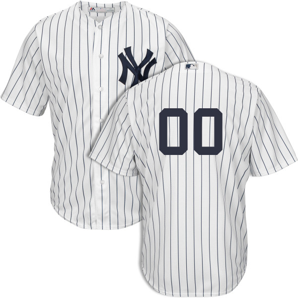 New York Yankees Personalized Road Player Jersey by Majestic