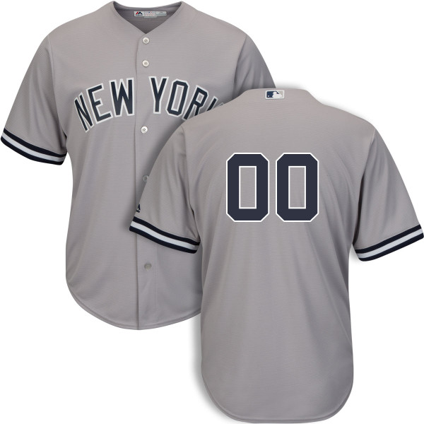 New York Yankees Personalized Road Player Jersey by Majestic