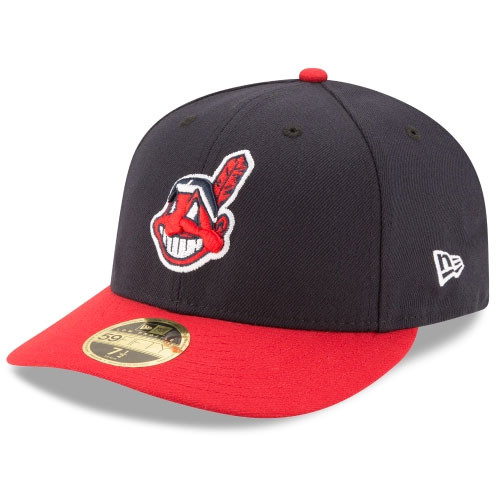 Cleveland Indians New Era MLB 59FIFTY 5950 Fitted Cap Hat Khaki